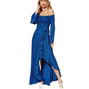 band of gypsies blue w polka dot dress